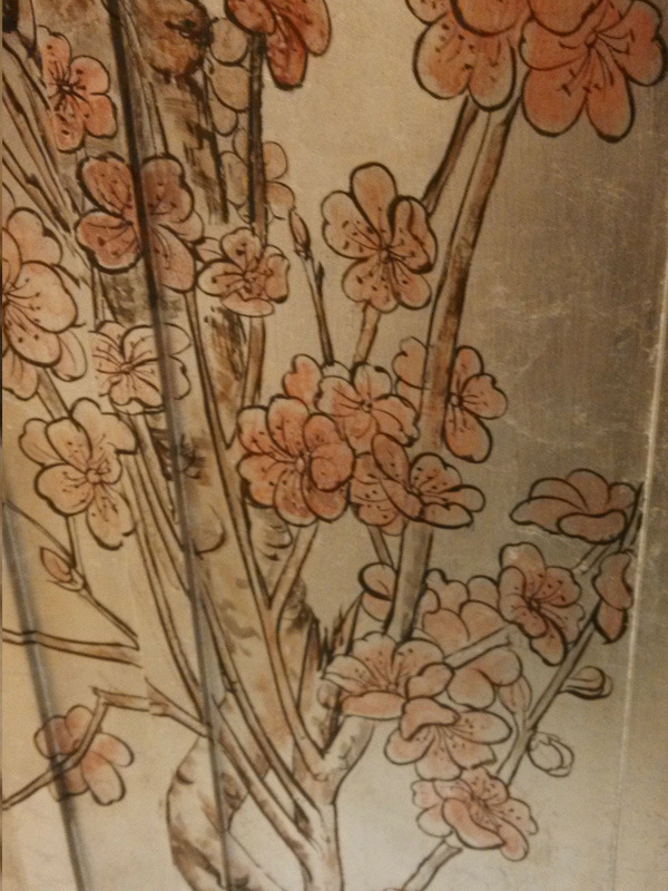 局部描花金箔壁畫(huà)